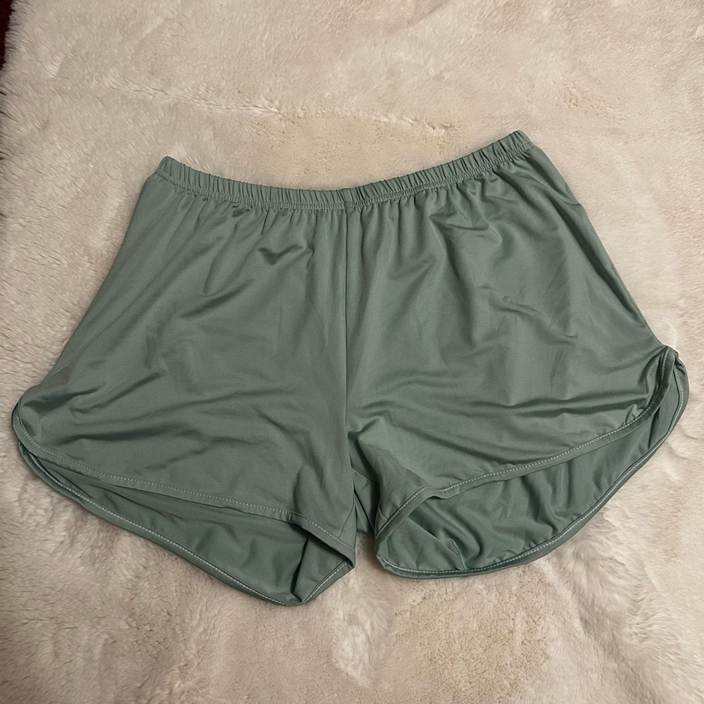 Women's Sage Green Sleeping Shorts